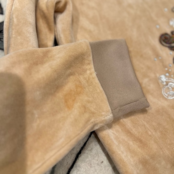 โจRARE 90s/2000s Juicy Couture Velour Hoodie โ Bedazzled Retro Glam ๐โจ - Picture 2 of 16